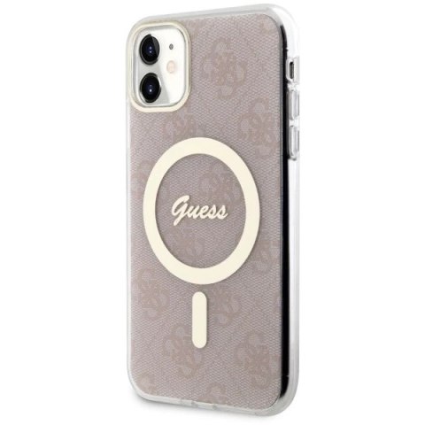 Etui Guess GUHMN61H4STP do iPhone 11 6.1" hardcase 4G MagSafe