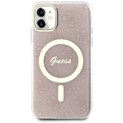 Etui Guess GUHMN61H4STP do iPhone 11 6.1" hardcase 4G MagSafe