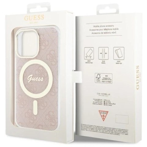 Etui Guess GUHMP13LH4STP do iPhone 13 Pro / 13 6.1" hardcase 4G MagSafe