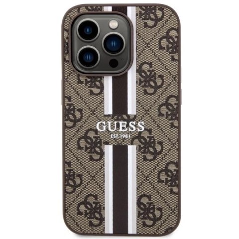 Etui Guess GUHMP14LP4RPSW do iPhone 14 Pro 6.1" hardcase 4G Printed Stripes MagSafe