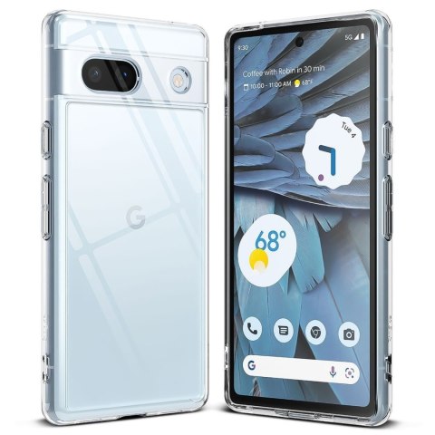 Etui Ringke Fusion Case do Google Pixel 7a obudowa ochronna Clear przezroczyste