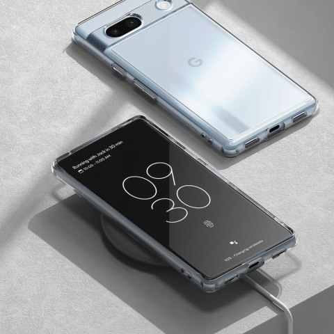 Etui Ringke Fusion Case do Google Pixel 7a obudowa ochronna Clear przezroczyste