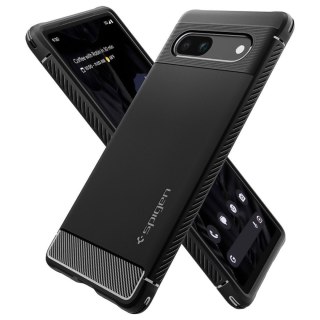 Etui ochronne na telefon Spigen Rugged Armor do Google Pixel 7a Matte Black