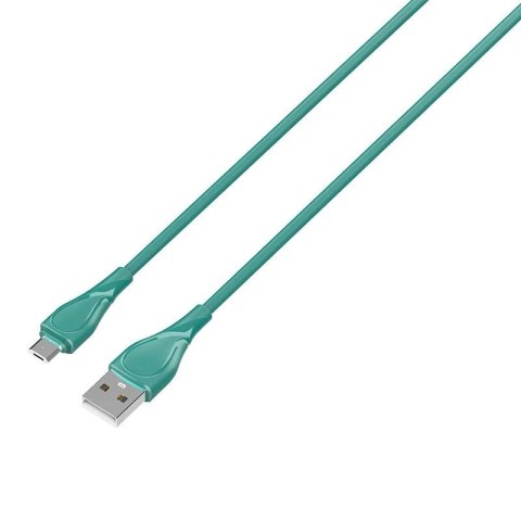 Kabel USB - Micro USB LDNIO LS611 1m, 30W (zielony)
