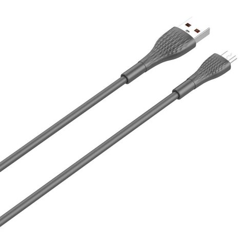Kabel USB - Micro USB LDNIO LS671 1m, 30W (szary)