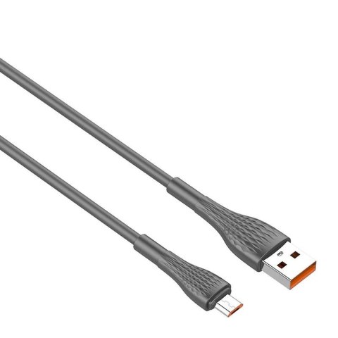 Kabel USB - Micro USB LDNIO LS671 1m, 30W (szary)