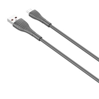 Kabel USB - Micro USB LDNIO LS672 2m, 30W (szary)