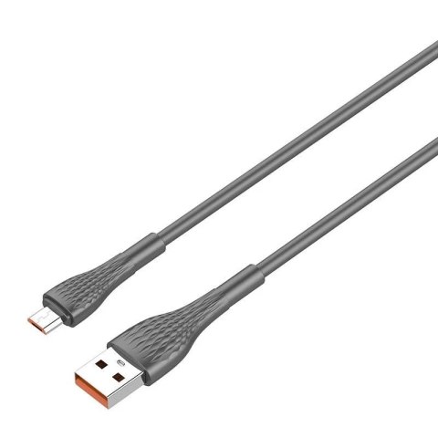 Kabel USB - Micro USB LDNIO LS672 2m, 30W (szary)