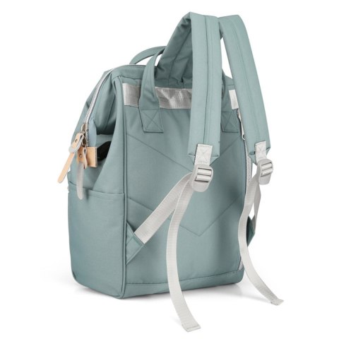 Plecak Himawari torba na laptopa 13.3 + USB pojemny wodoodporny A4 Uniwersalny 19L Travel Backpack Vintage Zielony