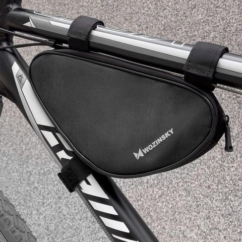 Wozinsky torba rowerowa na ramę roweru 1,5 l czarny (WBB11BK)