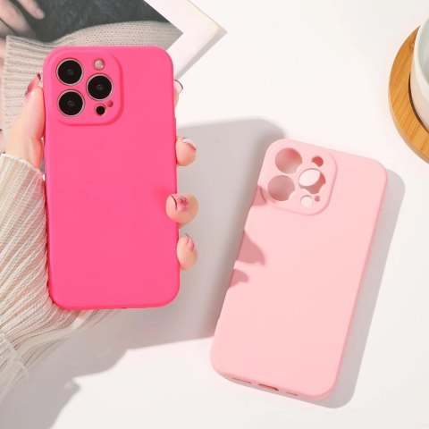 Etui na telefon Silicone Case do Samsung Galaxy A54 5G silikonowy pokorowiec różowe
