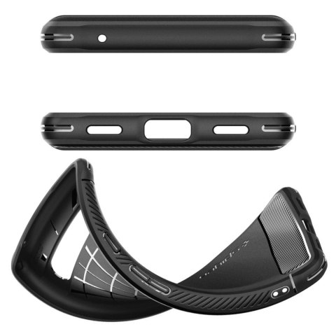 Etui ochronne na telefon Spigen Rugged Armor do Google Pixel 7a Matte Black