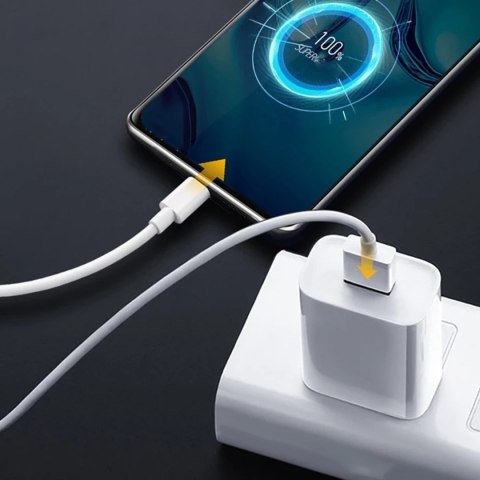 Ładowarka sieciowa Oneplus SUPERVOOC 80W USB Adapter VCB8JAEH + kabel DL136 USB-C 65W 1m biały