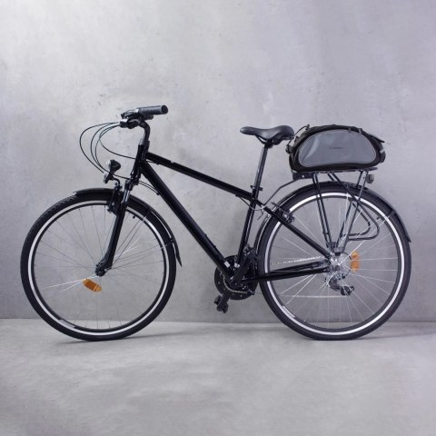 Wozinsky torba rowerowa na bagażnik z paskiem na ramię 13l czarna (WBB1BK)