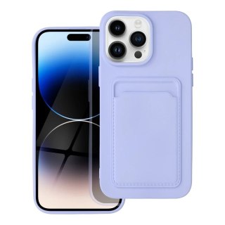 Futerał CARD CASE do IPHONE 14 PRO MAX fioletowy