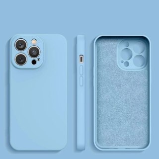 Etui na telefon Silicone Case do Samsung Galaxy A34 5G silikonowy pokrowiec jasnoniebieskie