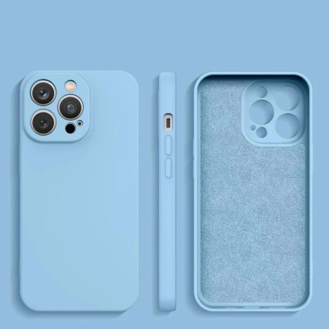 Etui na telefon Silicone Case do Samsung Galaxy A34 5G silikonowy pokrowiec jasnoniebieskie
