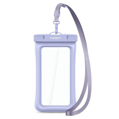 Etui wodoszczelne na telefon 6,9" uniwersalne Spigen A610 Universal Waterproof float case przezroczysto-fioletowe