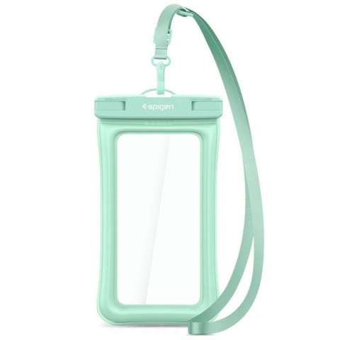 Etui wodoszczelne na telefon 6,9" uniwersalne Spigen A610 Universal Waterproof float case przezroczysto-miętowe