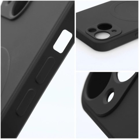 Futerał Silicone Mag Cover do IPHONE 14 czarny