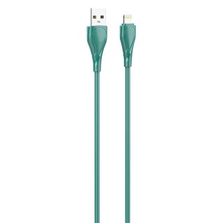 Kabel Lightning LDNIO LS611 25W, 1m Zielony