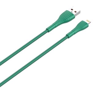 Kabel Lightning LDNIO LS671 30W, 1m Zielony