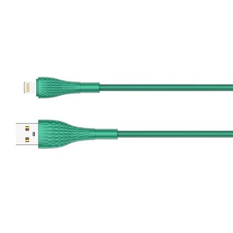 Kabel Lightning LDNIO LS671 30W, 1m Zielony