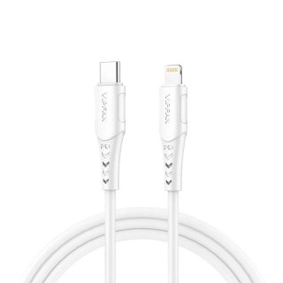 Kabel USB-C do Lightning Vipfan P04, 3A, PD, 1m (biały)