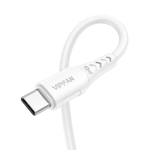 Kabel USB-C do Lightning Vipfan P04, 3A, PD, 1m (biały)