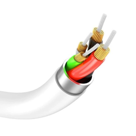 Kabel USB-C do Lightning Vipfan P04, 3A, PD, 1m (biały)