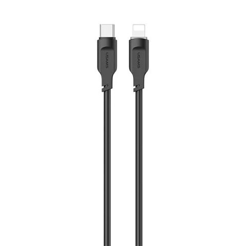 Kabel USMAS USB-C na Lightning PD Fast Charging Lithe Series 1.2m czarny