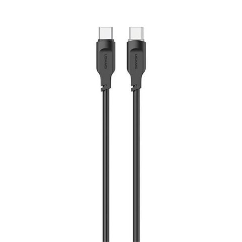Kabel USMAS USB-C na USB-C PD Fast Charging 1.2m czarny