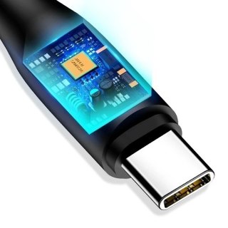 USAMS Kabel U18 USB-C 2A Fast Charge 1m czarny