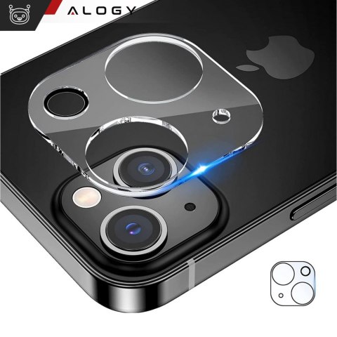 2x Szkło na obiektyw aparat do iPhone 15 / 15 Plus Alogy lens clear przezroczyste