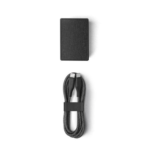 UNIQ Ładowarka sieciowa Votre Slim USB-C PD 18W MFI + kabel USB-C na lightning czarny/charcoal black