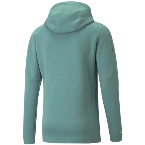 Bluza męska Puma teamFINAL Casuals Hooded Jkt zielona 657383 34