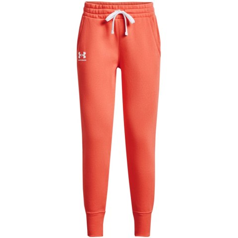 Spodnie damskie Under Armour Rival Fleece pomarańczowe 1356416 877 Spodnie damskie Under Armour Rival Fleece pomarańczowe 1356416 877