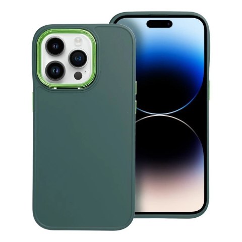 Etui futerał FRAME do Apple iPhone 14 Pro zielony