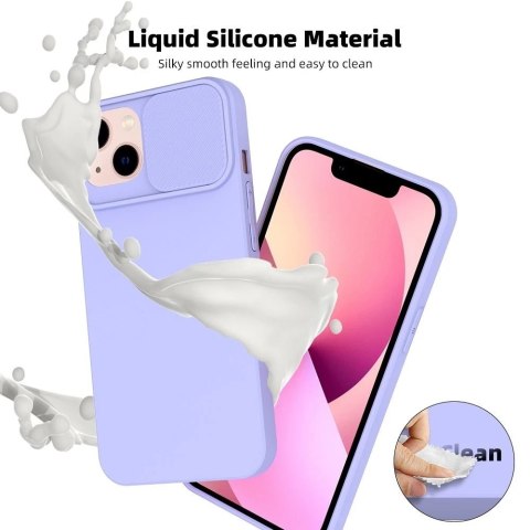 Etui futerał SLIDE do Apple iPhone 13 Pro Max lawendowy