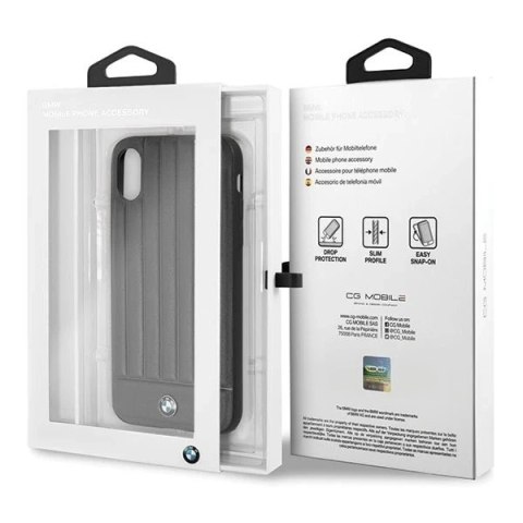 Etui ochronne na telefon hardcase BMW BMHCPXPOCBK do Apple iPhone X /Xs czarny/black