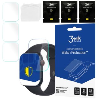 Folia ochronna x3 do Apple Watch SE 2022 44mm 3mk ARC na ekran Watch Protection™