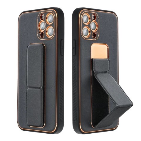 Futerał LEATHER Case Kickstand do SAMSUNG Galaxy A53 czarny