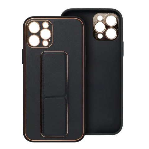 Futerał LEATHER Case Kickstand do SAMSUNG Galaxy A53 czarny