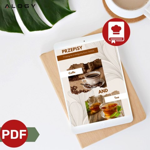 Kubek termiczny 420ml z uchwytem pokrywką na kawę herbatę stalowy zimne i ciepłe napoje Alogy Zielony