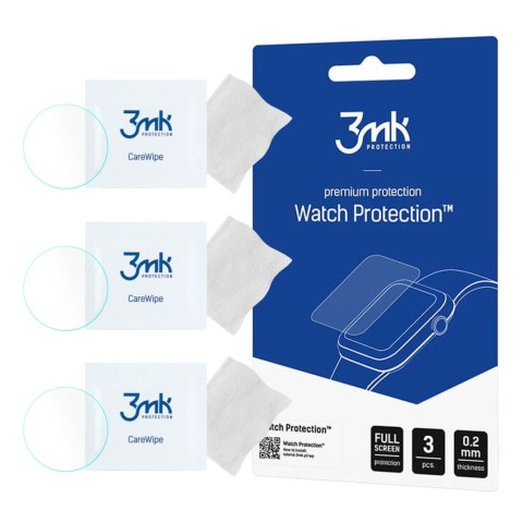 Szkło hybrydowe do Huawei Watch GT 3 Pro 46mm 3szt 3mk Watch Protection™ FlexibleGlass