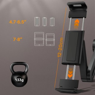 Uchwyt samochodowy na telefon tablet na zagłówek auta Car Holder regulowany 4.7-8" Czarny