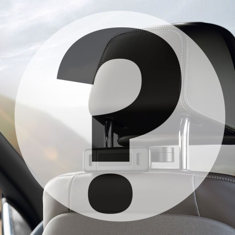 Uchwyt samochodowy na telefon tablet na zagłówek auta Car Holder regulowany 4.7-8" Czarny