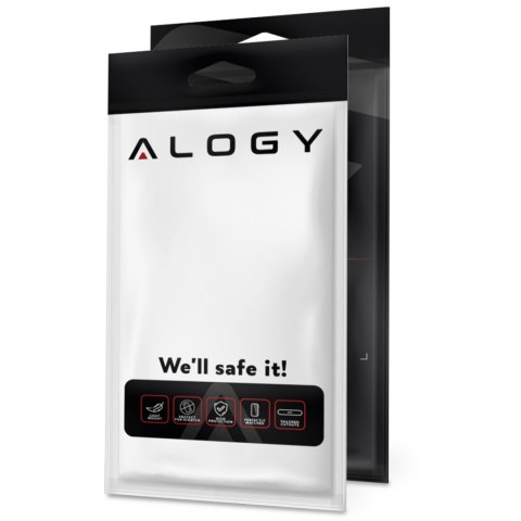 Etui do iPhone 14 Plus MagSafe Matt Case Cover matowe obudowa Alogy Ring pancerne na telefon Granatowe