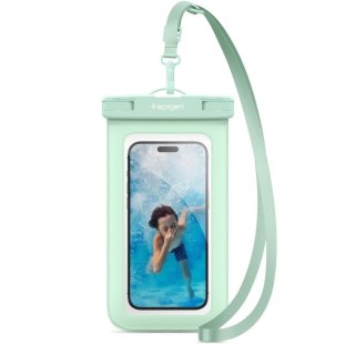 Etui wodoodporne Spigen A601 Universal Waterproof Case Mint
