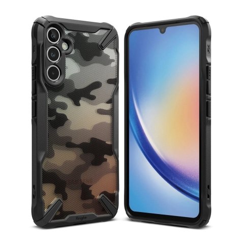 Etui Ringke Fusion X do Samsung Galaxy A34 5G Camo Black